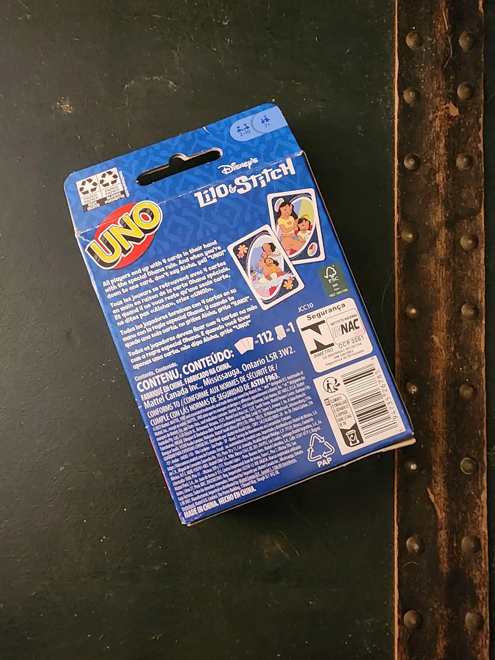 Disney UNO Lilo & Stitch Card Game